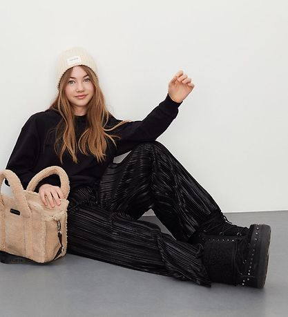 Sofie Schnoor Mädchen Hosen - Plissé - Schwarz