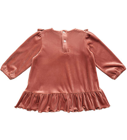 Petit by Sofie Schnoor Jurk - Fluweel - Dee - Rust Uitg