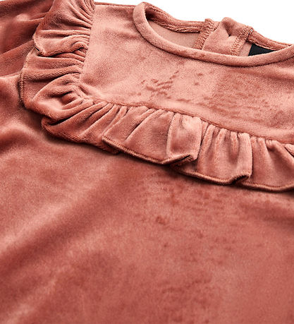 Petit by Sofie Schnoor Jurk - Fluweel - Dee - Rust Uitg