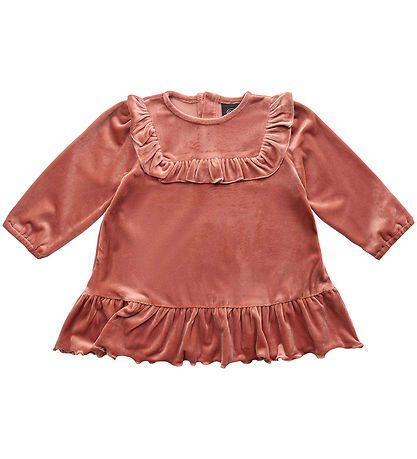 Petit by Sofie Schnoor Jurk - Fluweel - Dee - Rust Uitg