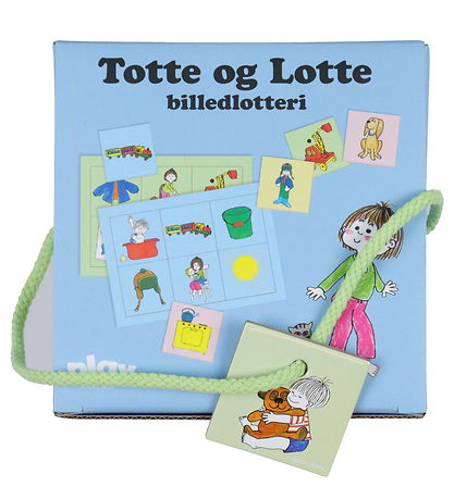 Forlaget Carlsen Picture Lottery - Totte and Lotte - 24 Bricks