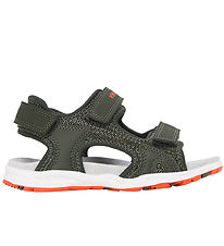 Viking Sandals - Anchor - Hunting Green/Red Viking Sandals - Anchor - Hunting Green/Red