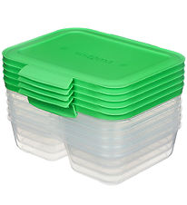 Sistema Storage boxes - 5-Pack - Nest It - 870 mL - Green Sistema Storage boxes - 5-Pack - Nest It - 870 mL - Green
