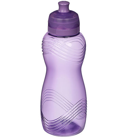 Sistema Water Bottle - Twist 'n' Sip Wave - 600 mL - Purple Sistema Water Bottle - Twist 'n' Sip Wave - 600 mL - Purple