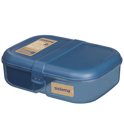 Sistema Broodtrommel m. Drinkfles - 1.1 L/480 ml - Berg Blue Sistema Broodtrommel m. Drinkfles - 1.1 L/480 ml - Berg Blue