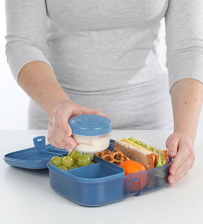 Sistema Broodtrommel m. Drinkfles - 1.1 L/480 ml - Berg Blue Sistema Broodtrommel m. Drinkfles - 1.1 L/480 ml - Berg Blue