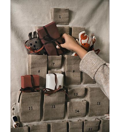 ferm Living Julkalender - Tall - Mini - Natural ferm Living Julkalender - Tall - Mini - Natural
