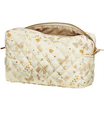 Cam Cam Toiletry Bag - Large - Beige w. Leaves/Butterflies Cam Cam Toiletry Bag - Large - Beige w. Leaves/Butterflies