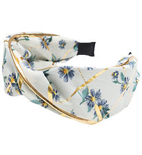 Little Wonders Hairband - Lily - White Floral/Gold Little Wonders Hairband - Lily - White Floral/Gold