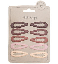 Pinces à Cheveux Little Wonders - 10 Pack - Marron Couleurs