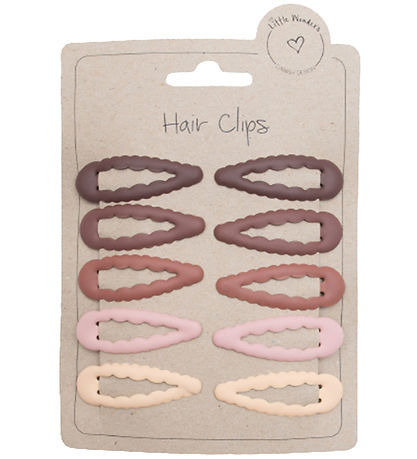 Little Wonders Hair Clips - 10-Pack - Brown Colours Little Wonders Hair Clips - 10-Pack - Brown Colours