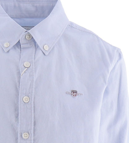GANT Skjorta - Shield Oxford - Capri Blue