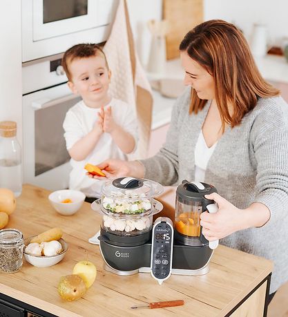 Babymoov Voedselmachine - Nutribaby+ - Industrieel Grey
