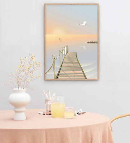 Vissevasse Poster - 50x70 cm - Bathing Bridge