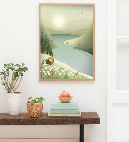 Vissevasse Juliste - 50x70 cm - Mountains