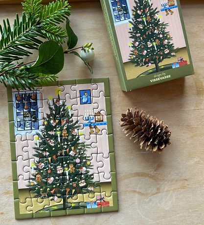 Vissevasse Jigsaw Puzzle - Mini - 10x13 cm - 42 Bricks - Christm Vissevasse Jigsaw Puzzle - Mini - 10x13 cm - 42 Bricks - Christm