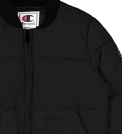 Champion Puffer Jacket - Bombs - Black Champion Puffer Jacket - Bombs - Black