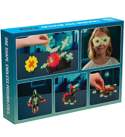 Plus-Plus Bauen lernen - 500 st. - Glow Plus-Plus Bauen lernen - 500 st. - Glow