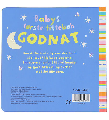 Forlaget Carlsen Book - Baby's First Tittebøh - Goodnight - Dani