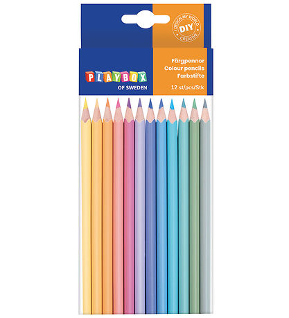 Playbox Colouring Pencils - 12 pcs Playbox Colouring Pencils - 12 pcs