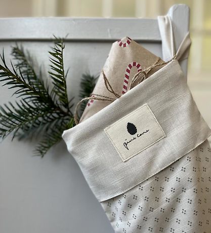 Pine Cone Christmas Stocking - Grandma's Christmas Sock - Natura Pine Cone Christmas Stocking - Grandma's Christmas Sock - Natura