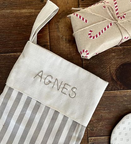 Pine Cone Christmas Stocking - Grandma's Christmas Sock - Natura Pine Cone Christmas Stocking - Grandma's Christmas Sock - Natura