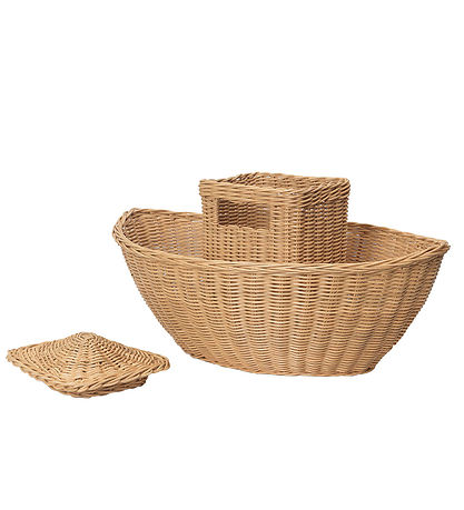 ferm Living Storage Basket - Braided Ark - 60x41x30 cm - Nature