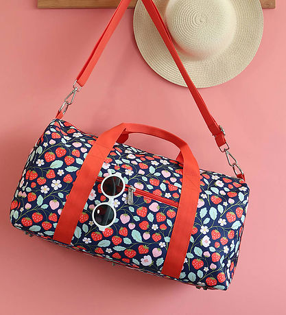 A Little Lovely Company Weekend Bag - 26 L - Strawberries