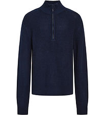 Blouse Grunt - Tricoté - Durbuy - Marine Blouse Grunt - Tricoté - Durbuy - Marine