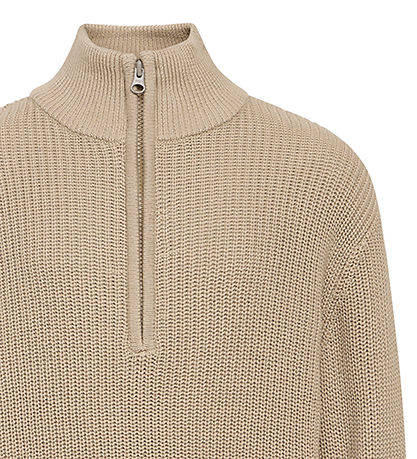 Grunt Blouse - Gebreid - Durbuy - Beige