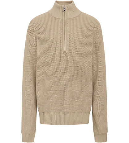 Grunt Blouse - Gebreid - Durbuy - Beige