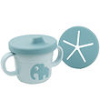 Done by Deer Sippy Cup - Foodie - Elphee Blue Done by Deer Sippy Cup - Foodie - Elphee Blue