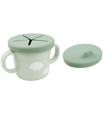 Done by Deer Sippy Cup - Foodie - Croco Green