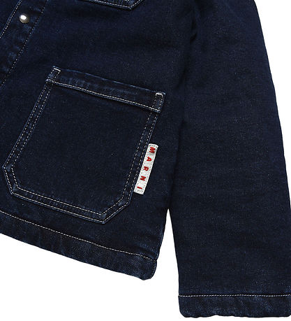 Marni Denim Jacket w. Lining - Navy