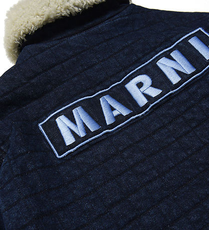 Marni Denim Jacket w. Lining - Navy