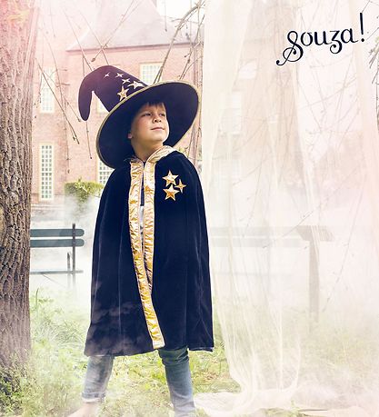 Souza Costume - Cloak - Wilfred Wizard - Black