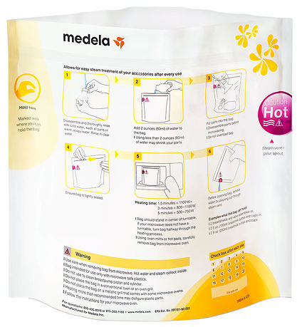 Medela Pokar fyrir örbylgjuofn - Quick Clean - 5 Stk.