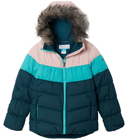 Columbia Gevoerde Jas - Arctic Ontploffing II - Roze/Turkoois/Bl
