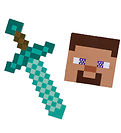 Disguise Costume - Minecraft Sword & Mask