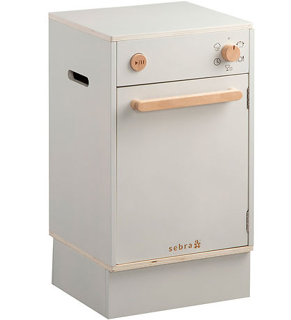 Sebra Leksakskök - Diskmaskin - Trä - Seabreeze Beige