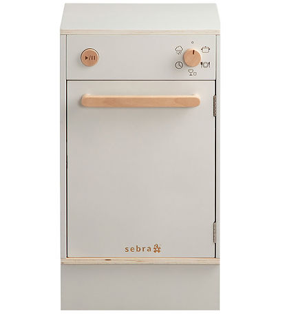Sebra Leksakskök - Diskmaskin - Trä - Seabreeze Beige