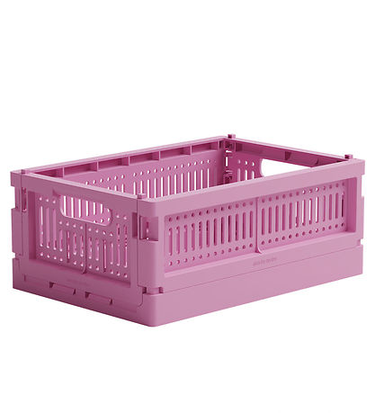 Boîte Pliante Made Crate - Mini - 24x17x9,5 cm - Soft Fuchsia Boîte Pliante Made Crate - Mini - 24x17x9,5 cm - Soft Fuchsia