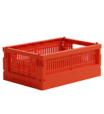 Made Crate Foldable Box - Mini - 24x17x9.5 cm - So Bright Red Made Crate Foldable Box - Mini - 24x17x9.5 cm - So Bright Red