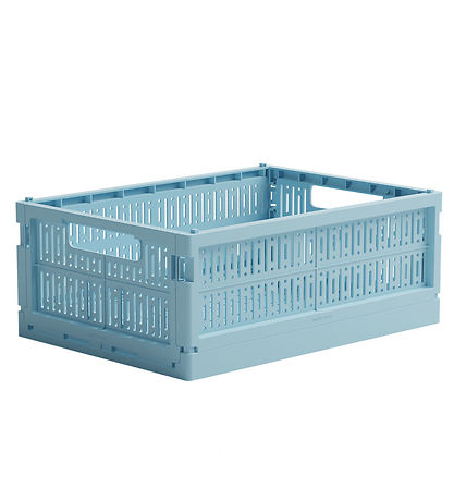 Boîte Pliante Made Crate - Midi - 33x24x13 cm - Crystal Blue Boîte Pliante Made Crate - Midi - 33x24x13 cm - Crystal Blue