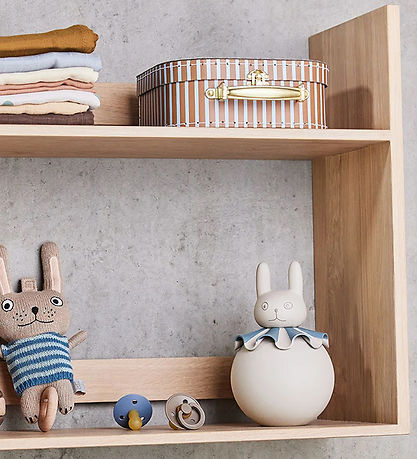 OYOY Night Lamp - Rabbit - 12x18.5 cm - Offwhite/Blue OYOY Night Lamp - Rabbit - 12x18.5 cm - Offwhite/Blue