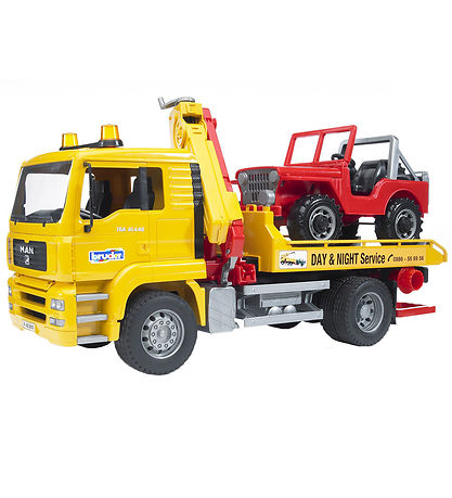 Bruder Truck - MAN TGA Roadside Assistance Truck w. Offroader - 