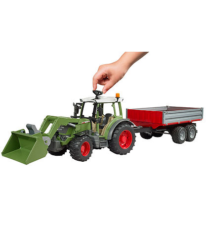 Tracteur Bruder - Fendt Vario 211 av. Chargeur frontal et Ti... 