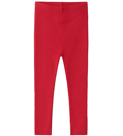 Leggings Name It - Rib - NbnKab - Rouge bouffon Leggings Name It - Rib - NbnKab - Rouge bouffon