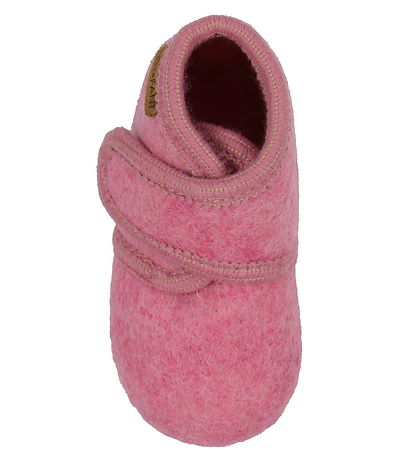 En Fant Slippers - Wool - Wild Rose