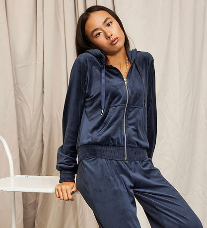 Hound Cardigan - Velvet - Navy Hound Cardigan - Velvet - Navy